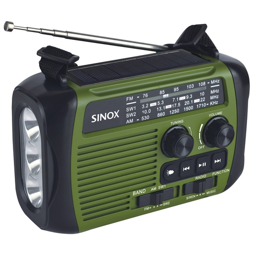 [8567094] Nödradio Dynamo och Solcell