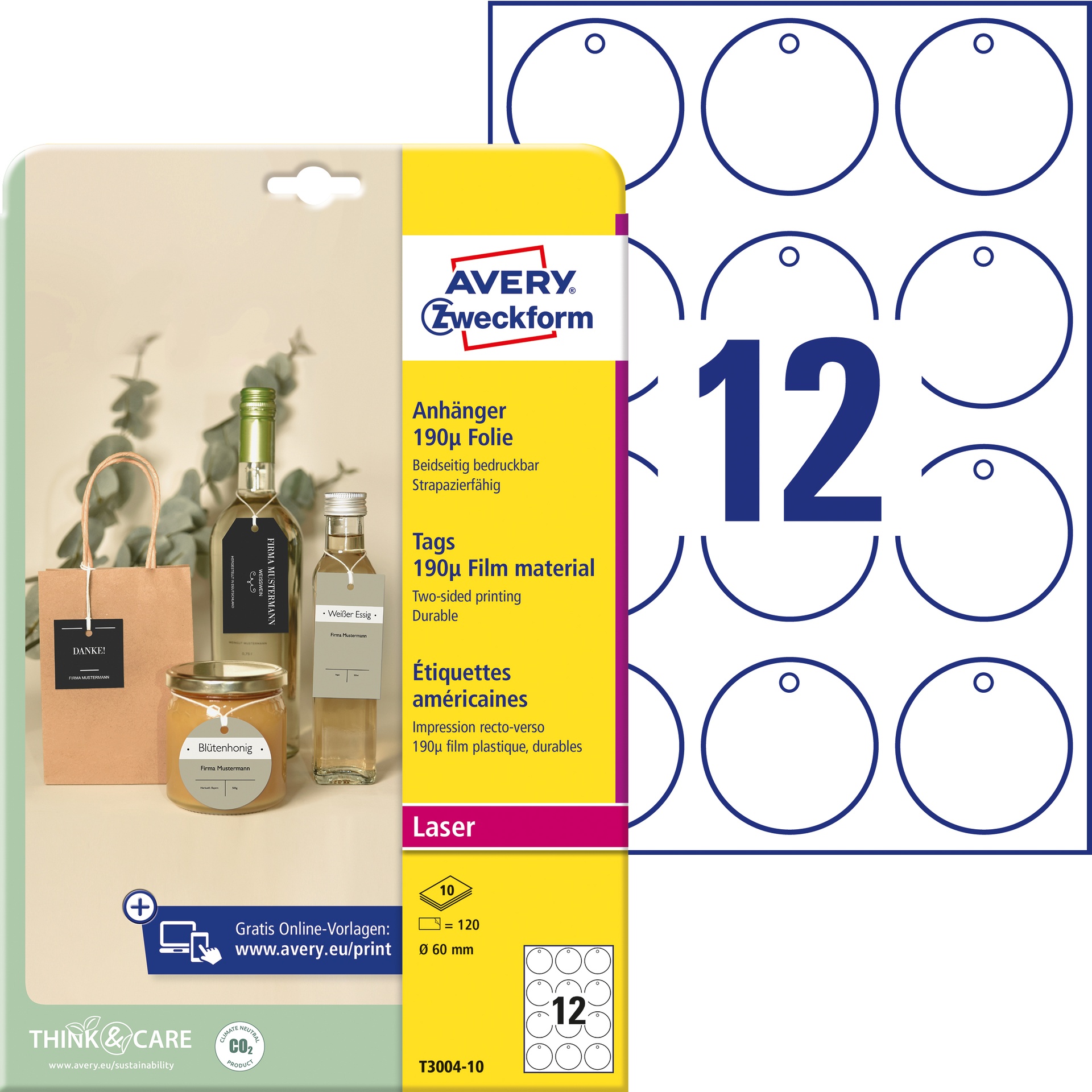 [5921069] Hängetikett 60mm film 120/fp