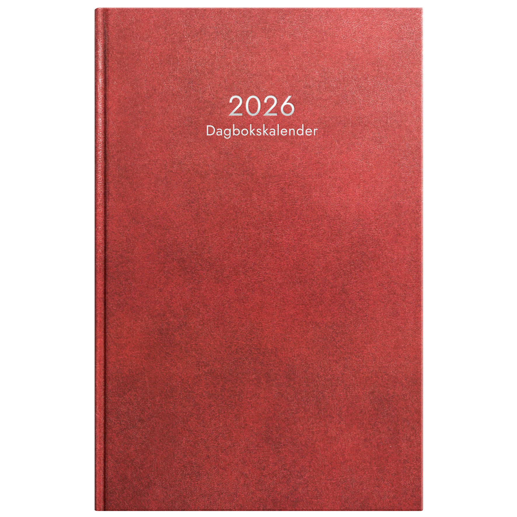 [61108726] Dagbokskalender 2026 röd