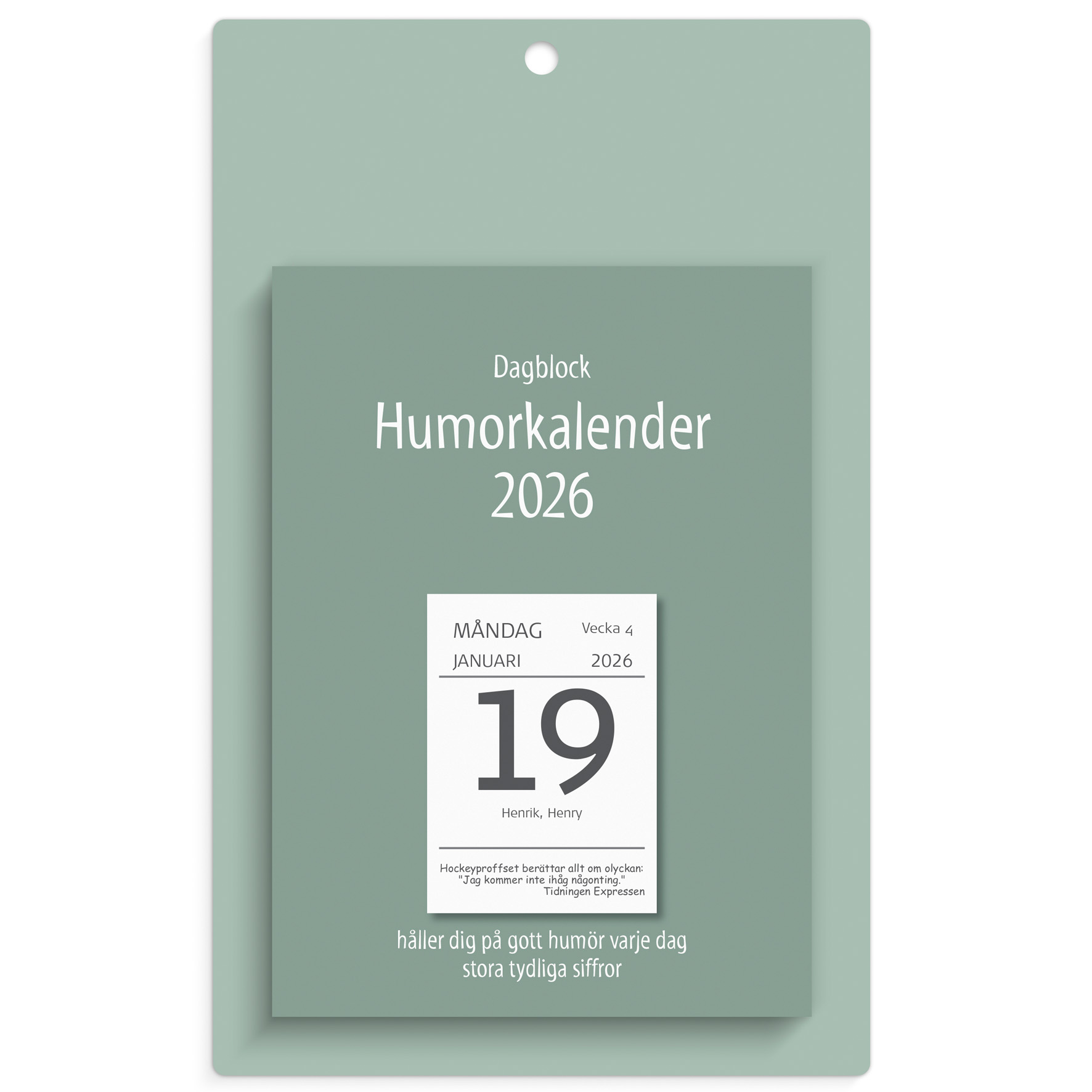 [61131026] Väggplån med dagblock Humor