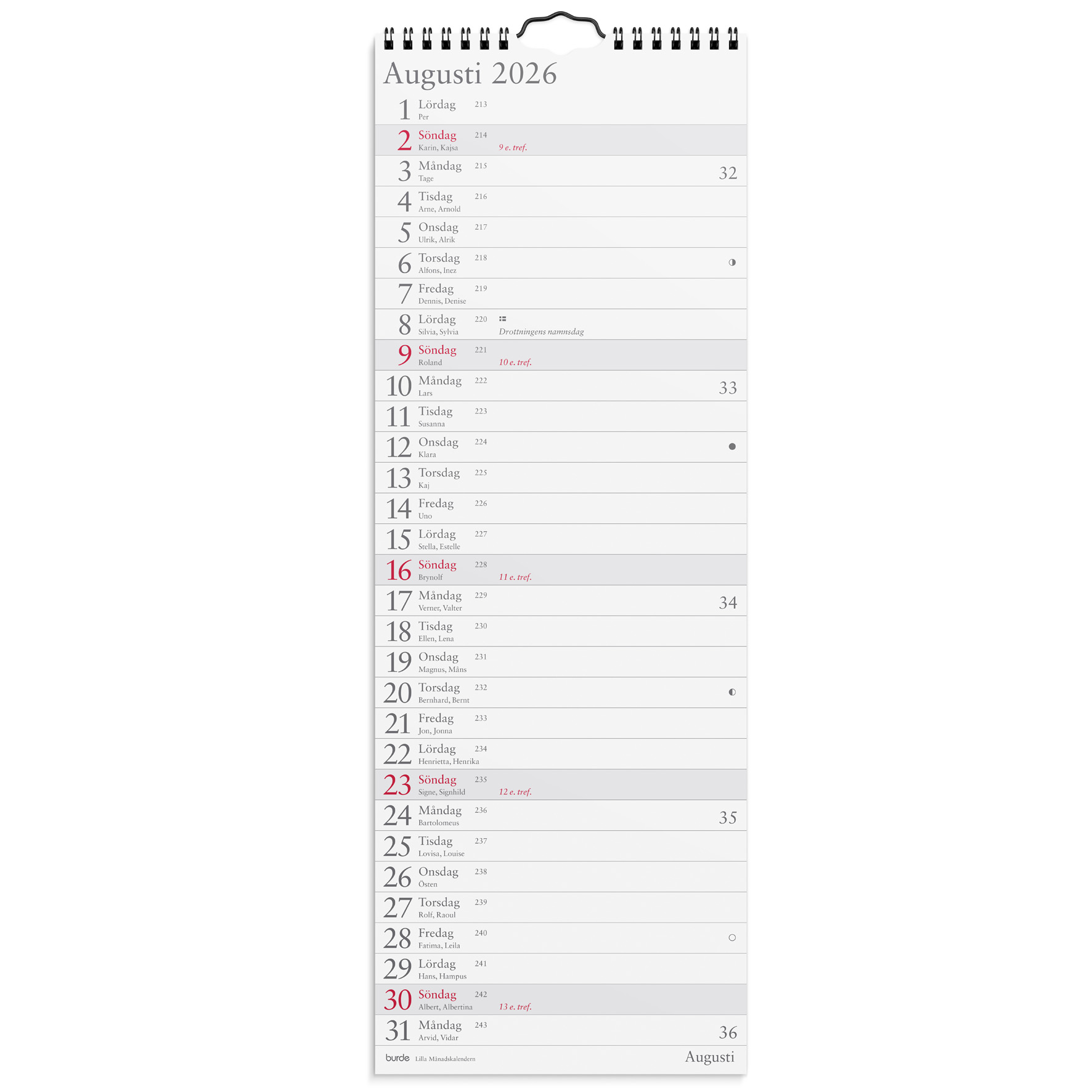 [61171026] Lilla Månadskalendern 2026