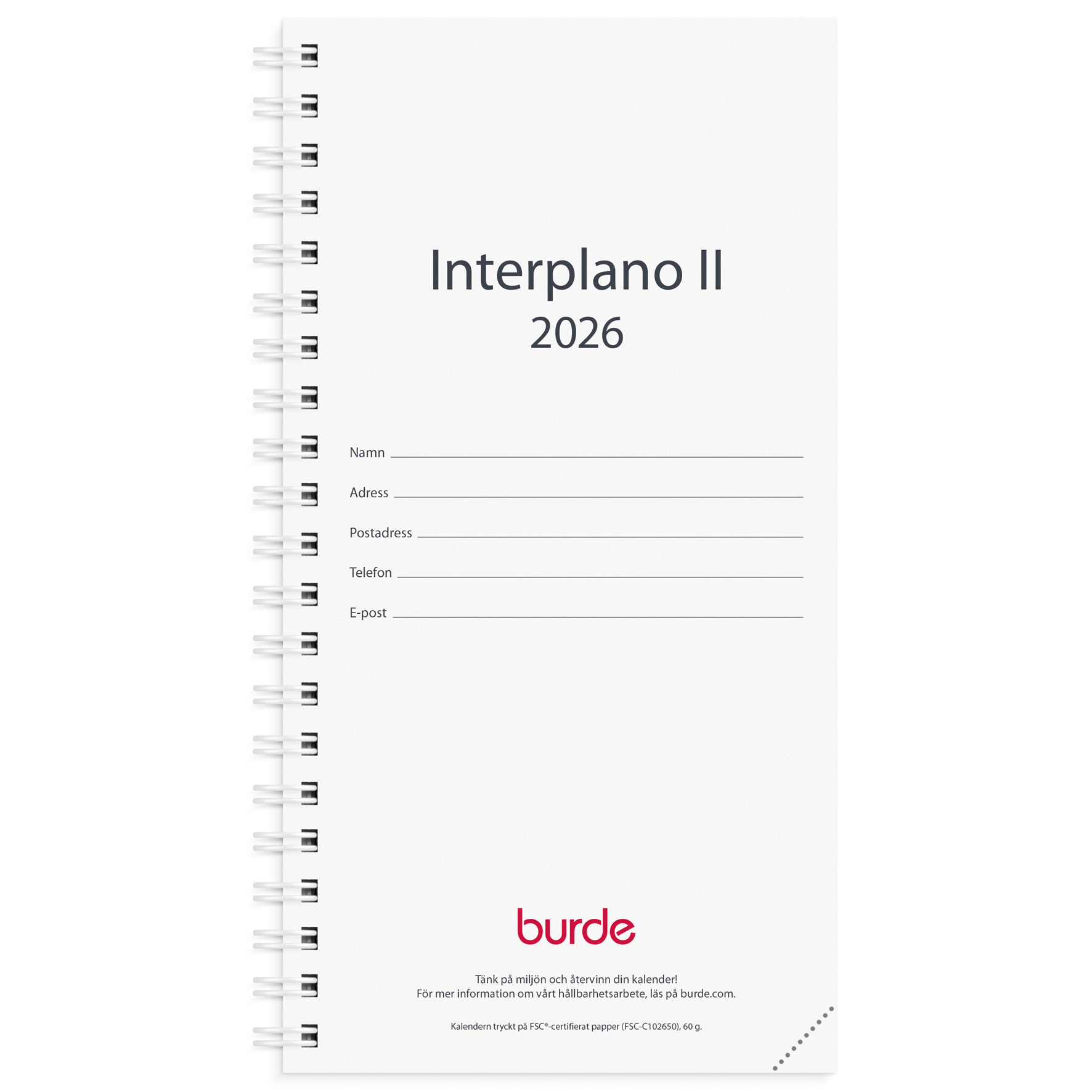 [61365026] Interplano II 2026 refill