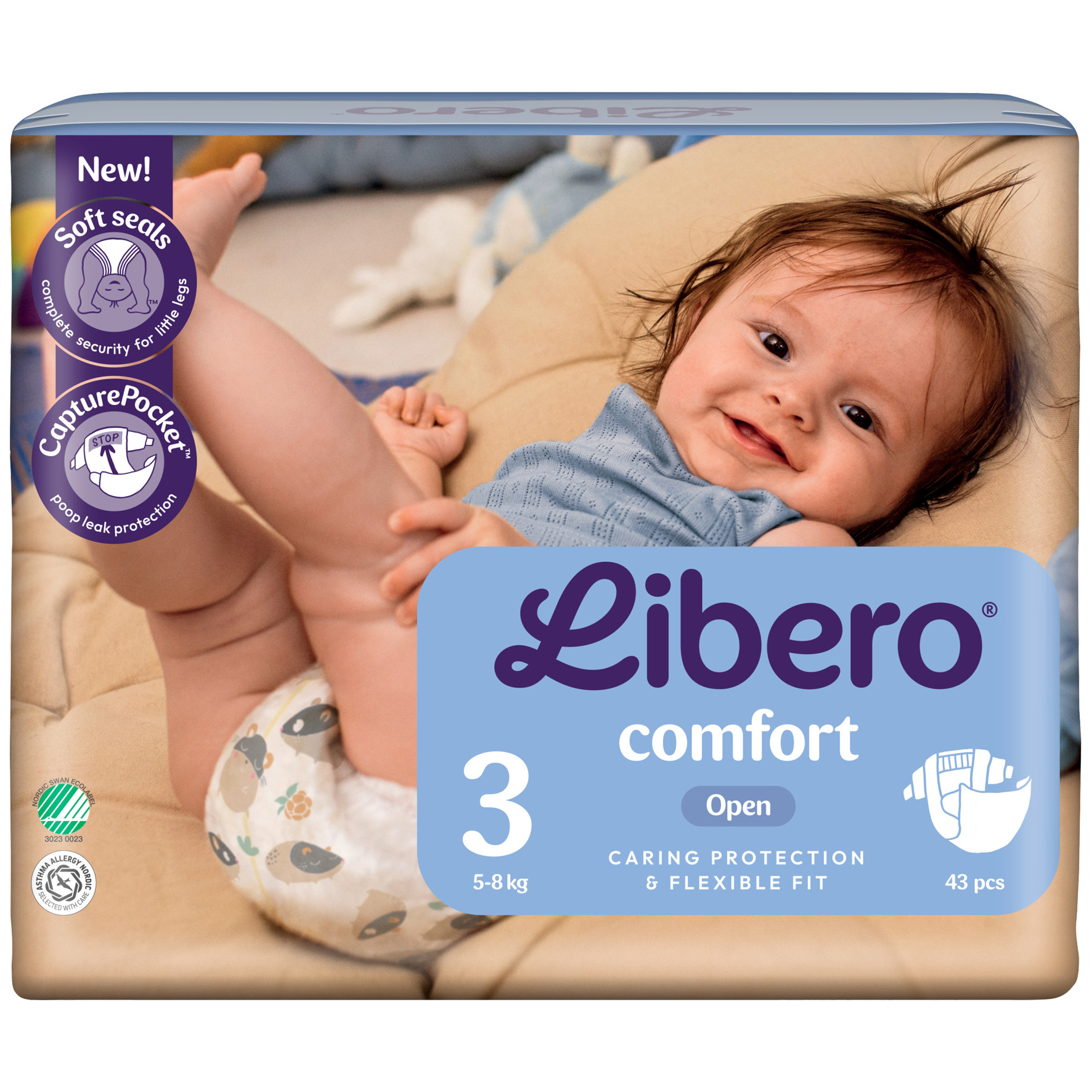 [8567267] Blöjor Comfort 3, 5-8kg 43/fp