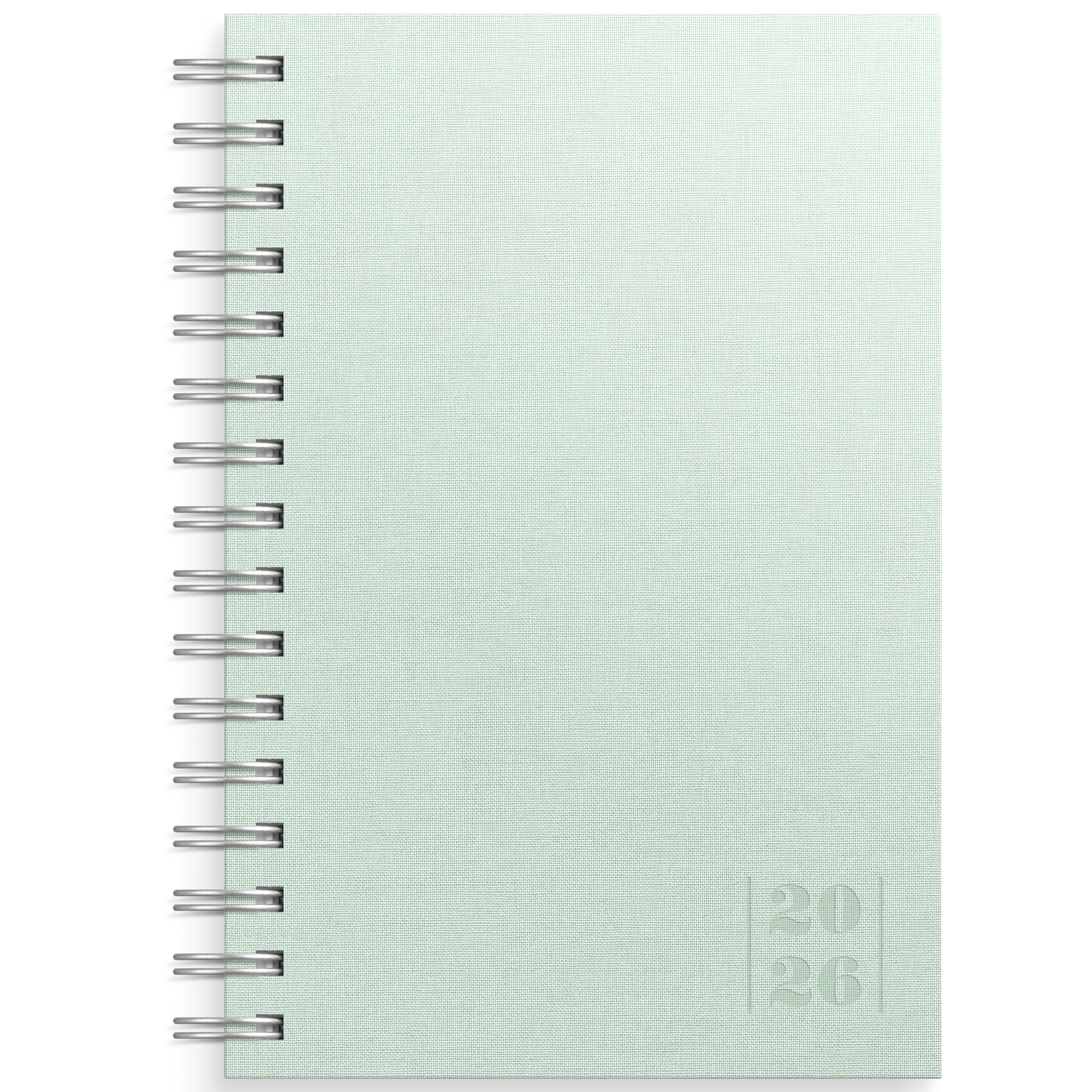 [61564126] Dagbok Textile grön 2026