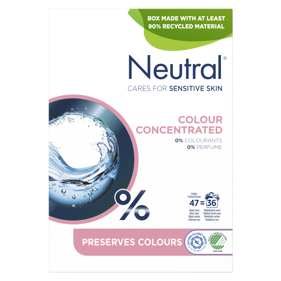 [8567263] Tvättmedel Neutral Färg 1,88kg