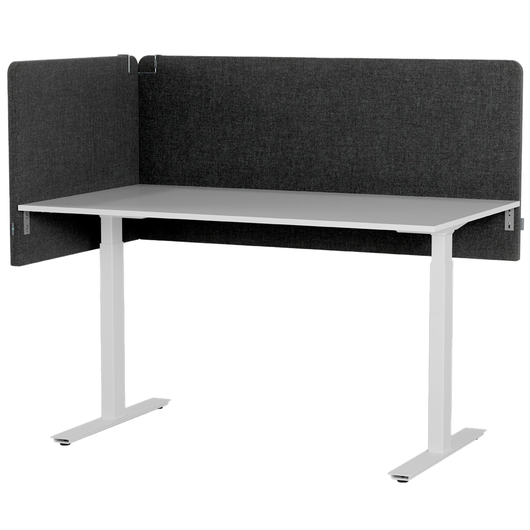 [8566801] Bordsskärm Selma 800 x 650 mm Svart