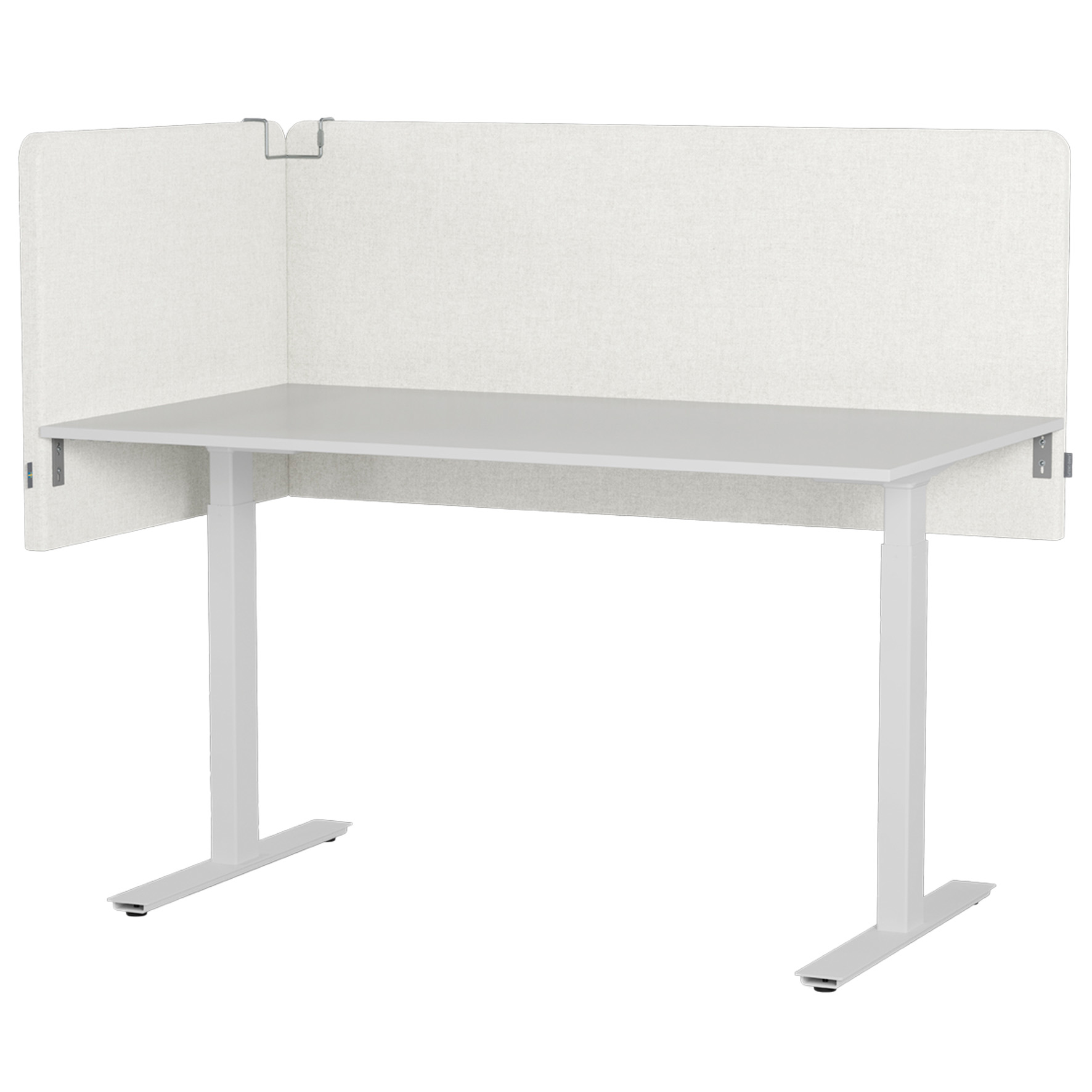 [8566800] Bordsskärm Selma 800x650 vit