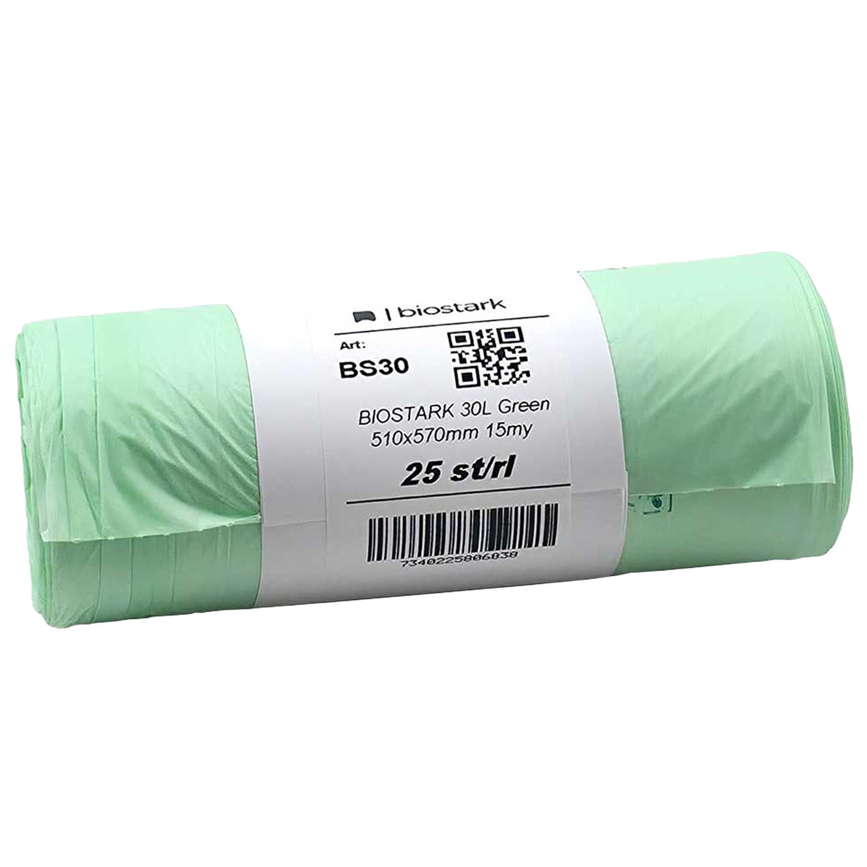[8567351] Avfallspåse Bio 30L 15my 25/rl