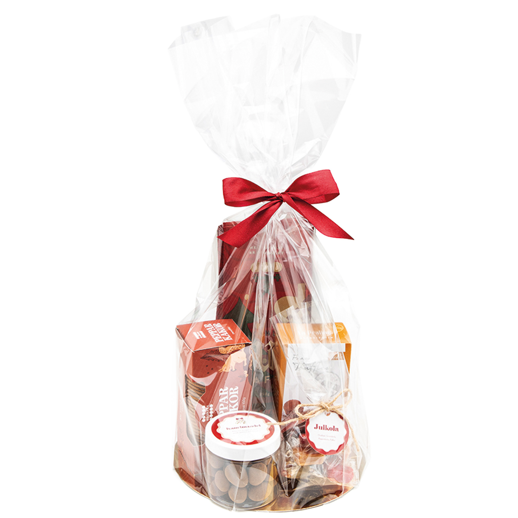 [8567255] Julgåva cellofan och rosett