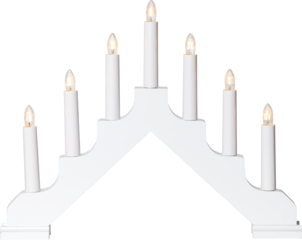 [8567205] Ljusstake Ada, vit