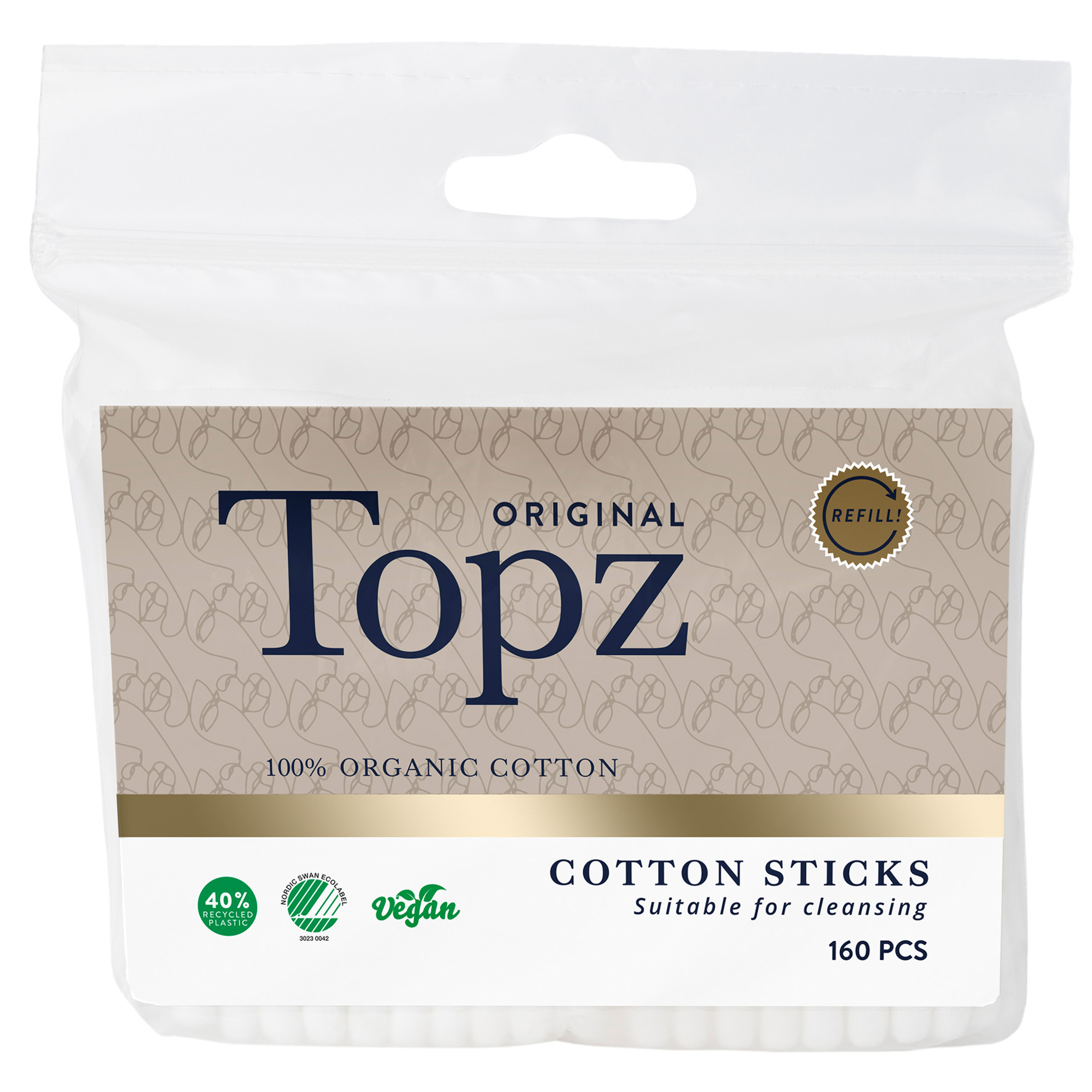 [8567489] Bomullspinnar Topz Eko 160/fp