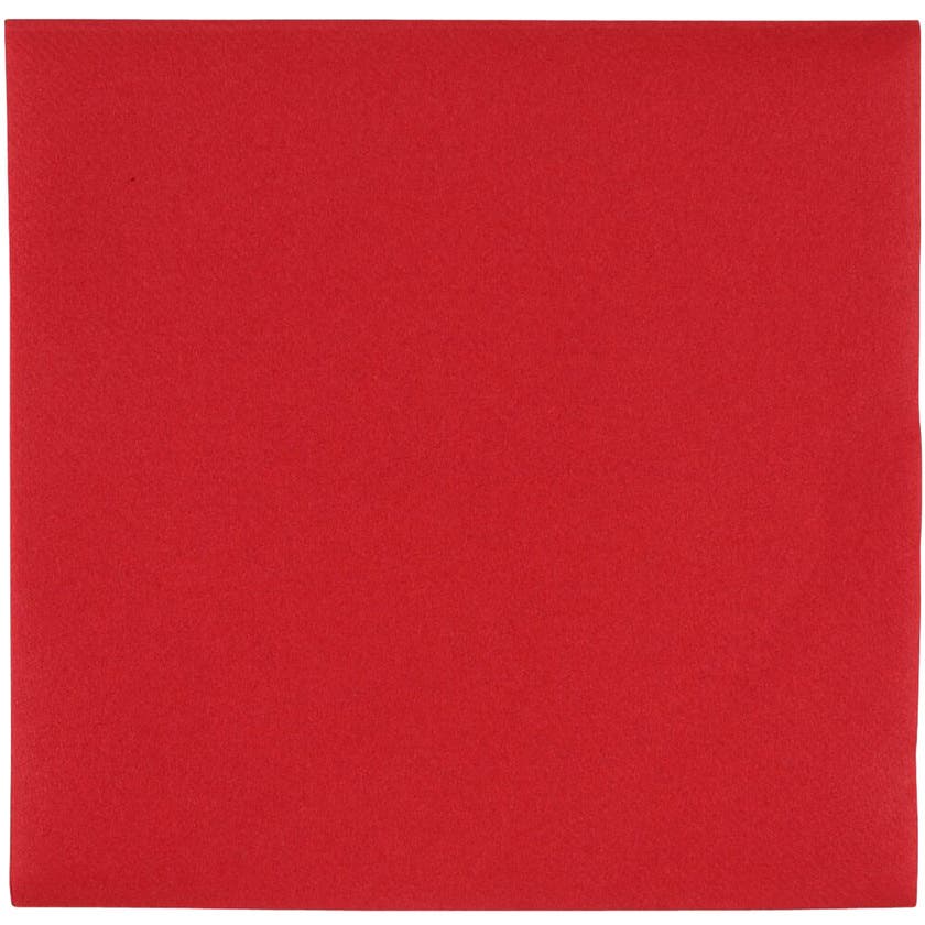 [8567524] Servett airlaid 40x40cm röd 50