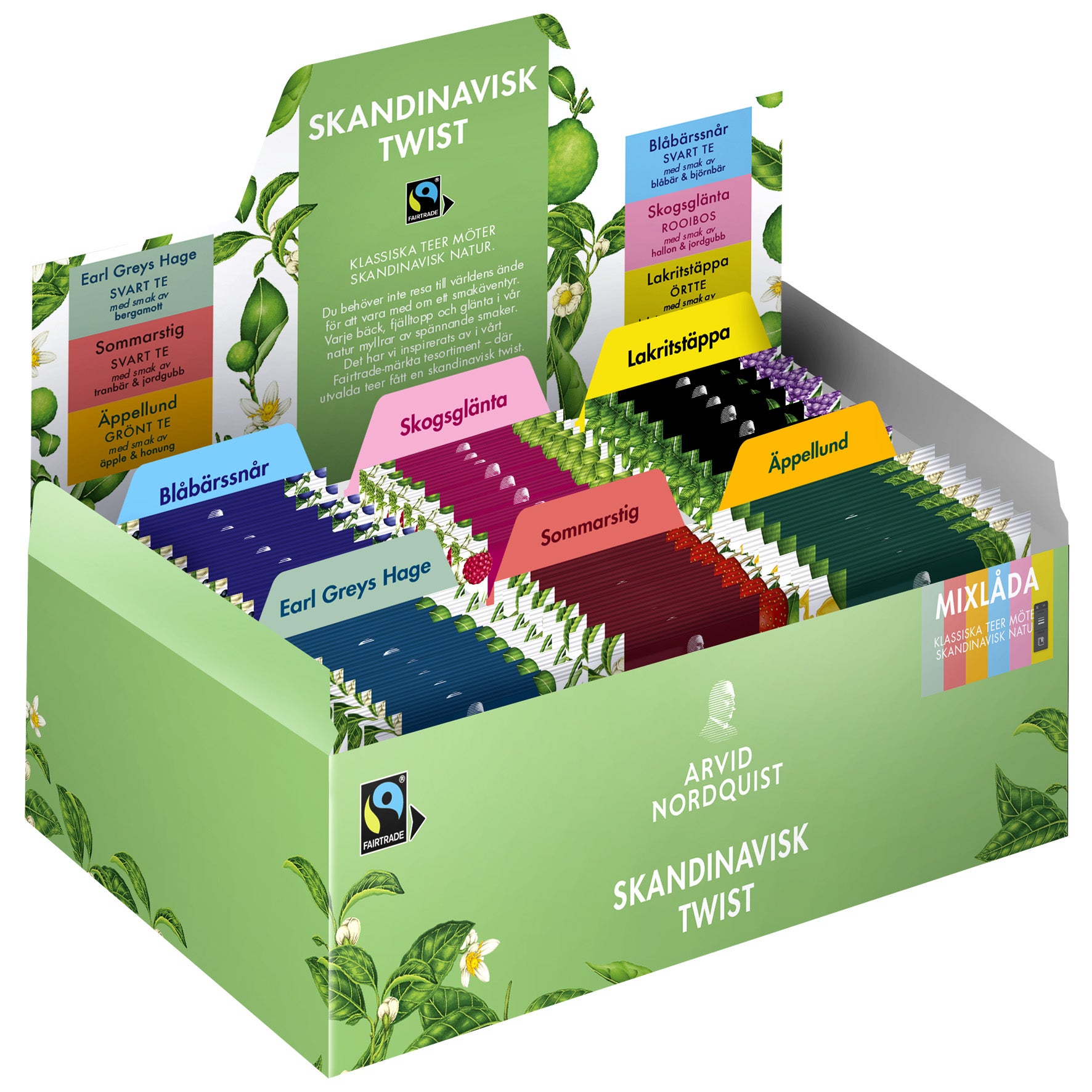 [8566985] Te Skandinavisk Twist Mixlåda 90-pack