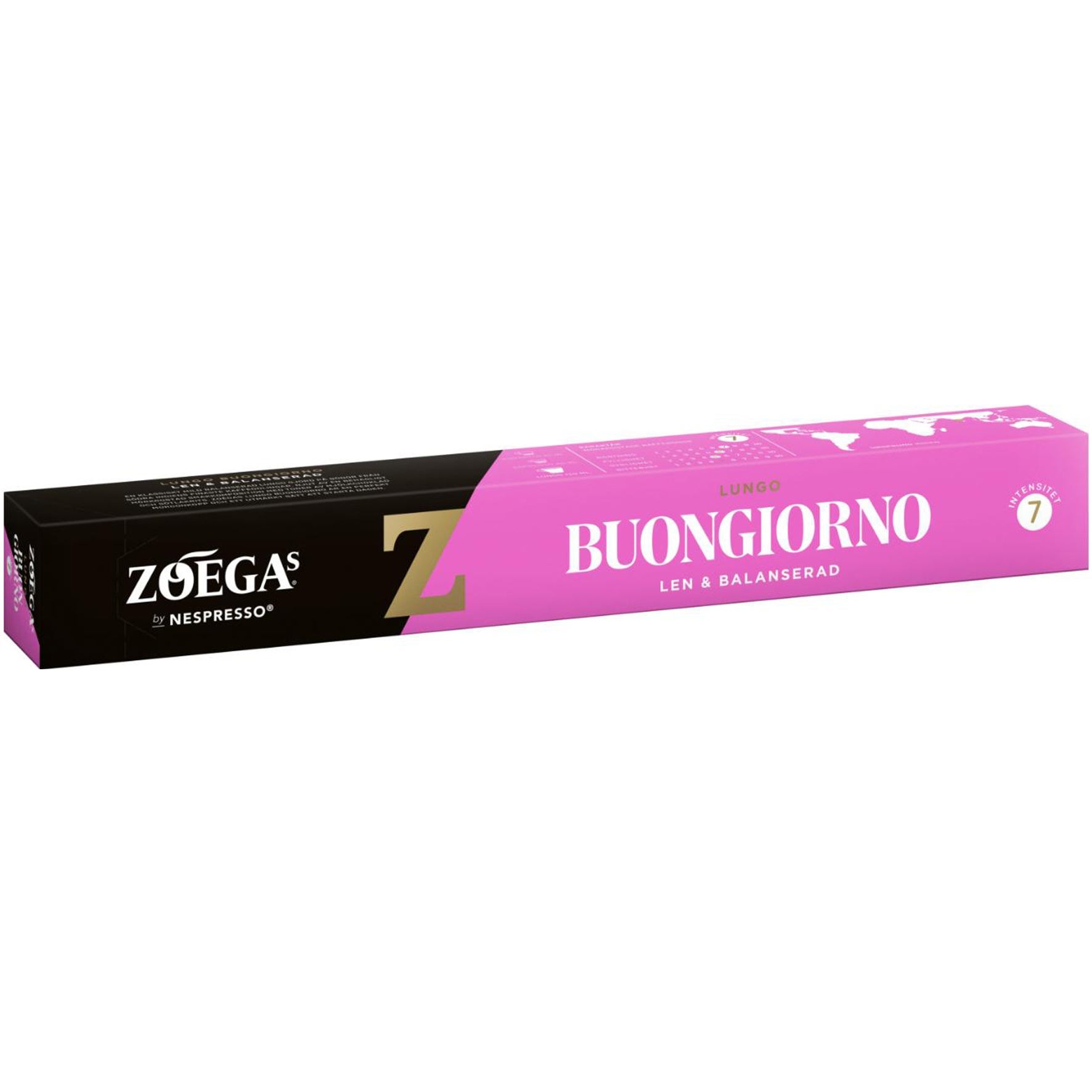 [8567498] Kaffekapslar Lungo Buongiorno 10-pack Zoégas