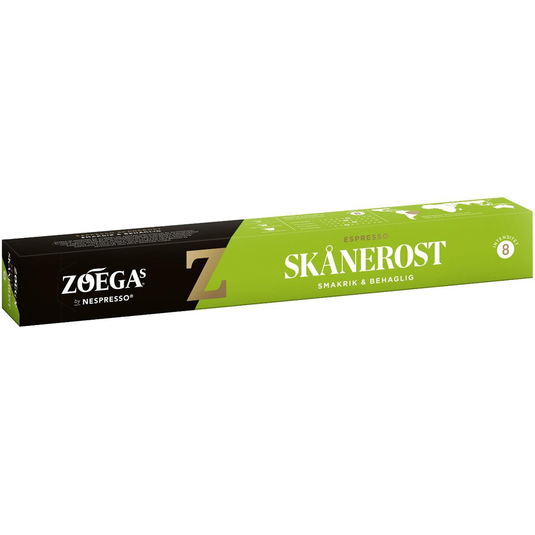 [8567500] Kaffekapslar Skånerost 10-pack Zoégas