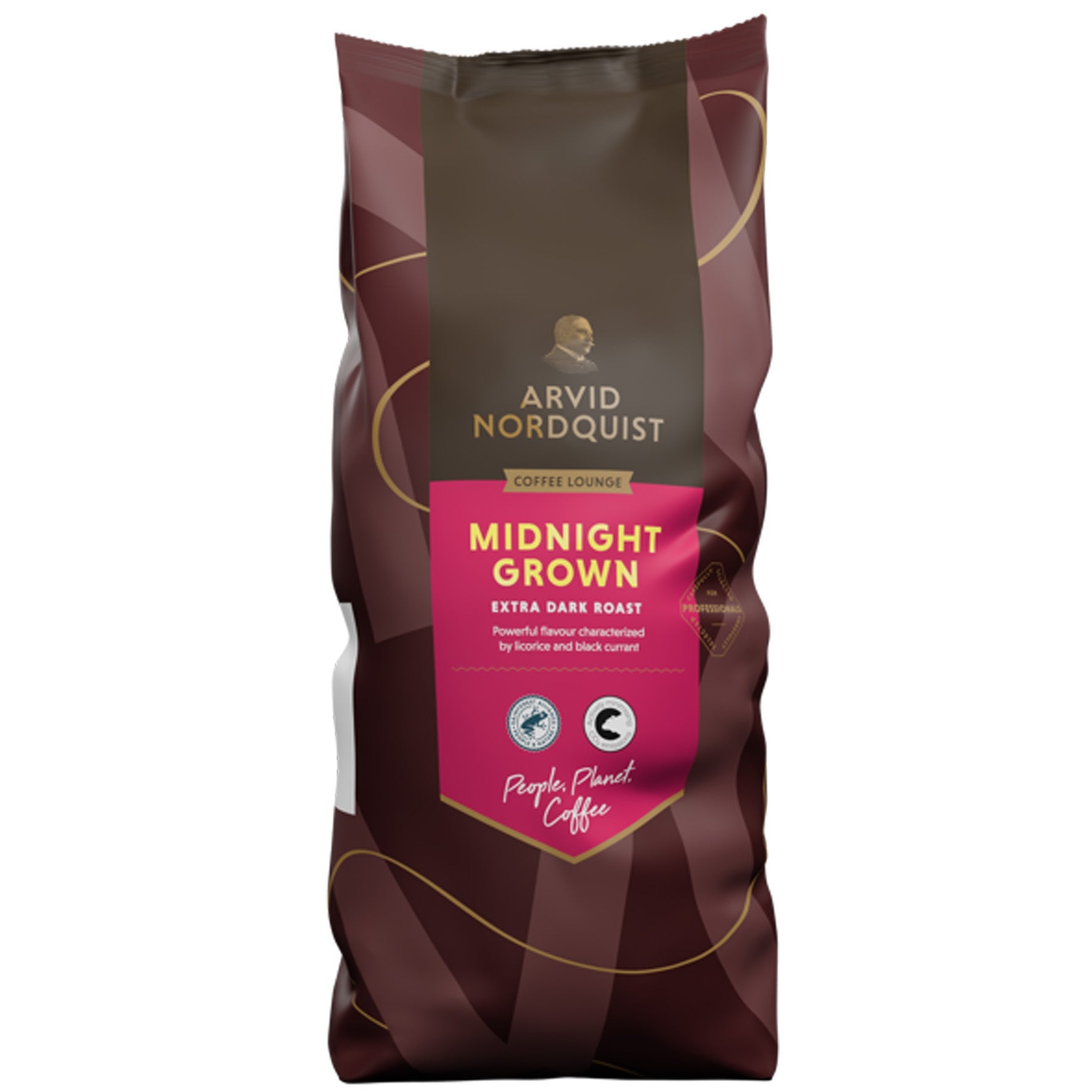 [8567503] Kaffebönor hela Midnight Grown 1 kg Arvid Nordquist