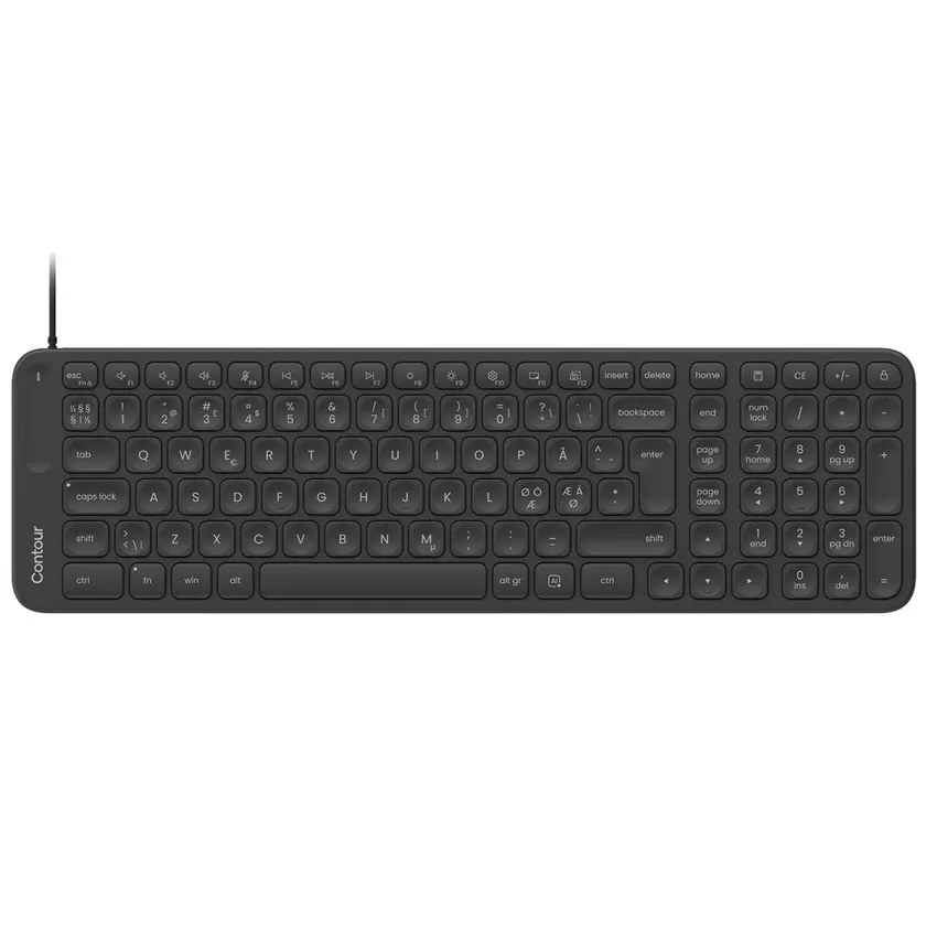 [8567408] Tangentbord Balance, M trådat