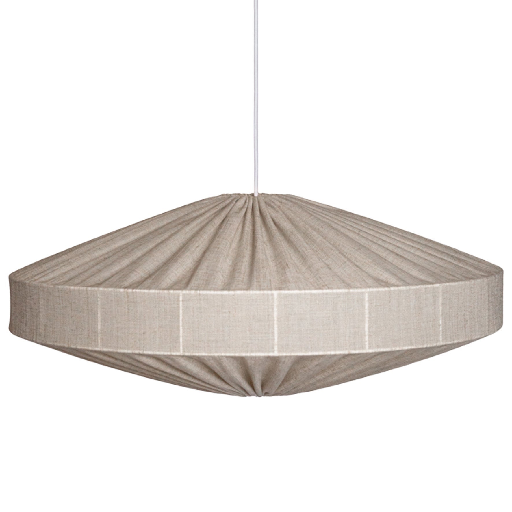 [8567586] Taklampskärm Alba D78 s/v Linero natural