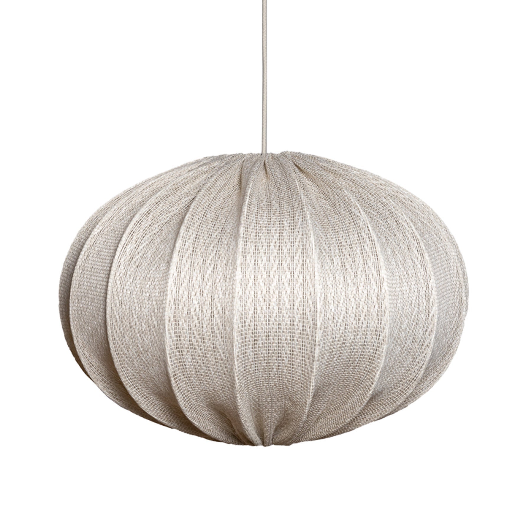[8567603] Taklampskärm Moon D58 s/v Rotan off-white