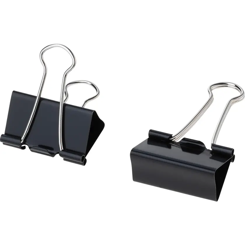 [2052215] Pappersklämma Fold Back 19 mm 12-pack 