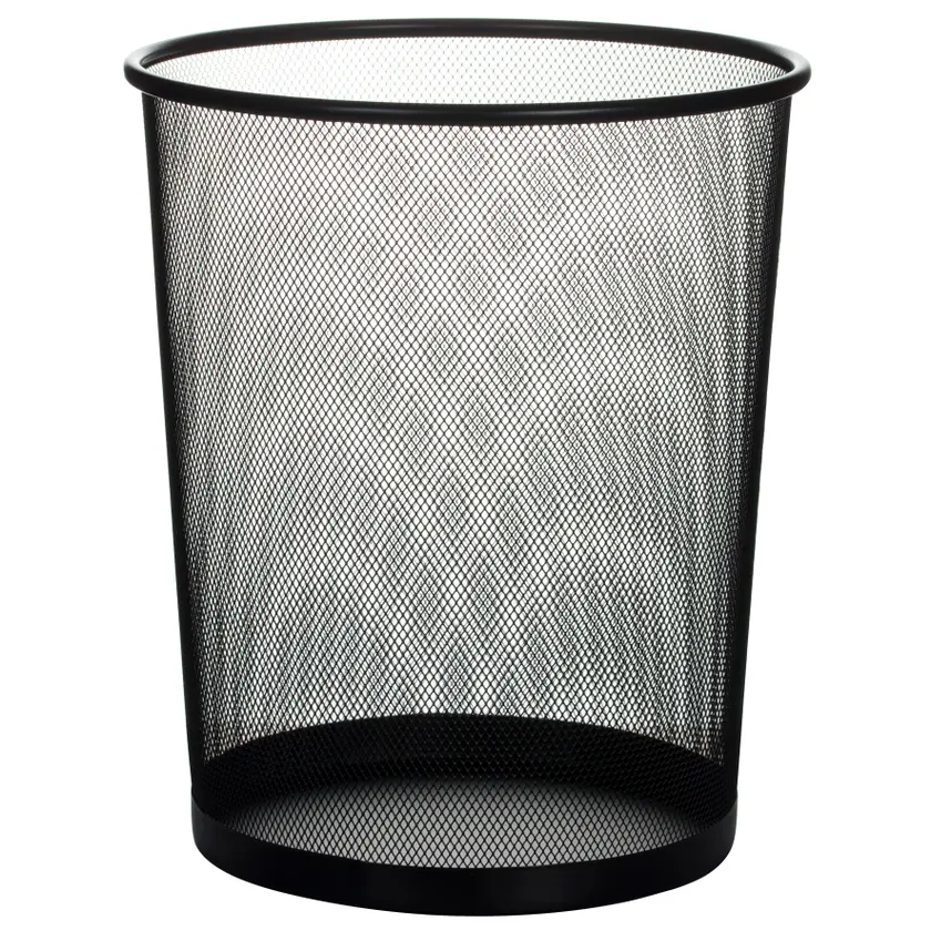 [2361524] Papperskorg Tråd 18 liter svart metall 