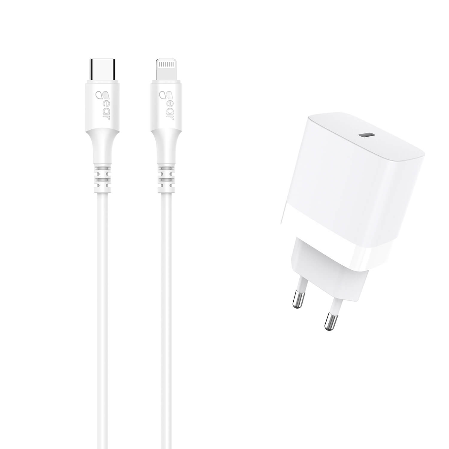 [8568050] Laddare 1xUSB-C PD 20W Lightning till USB-C MFI C94