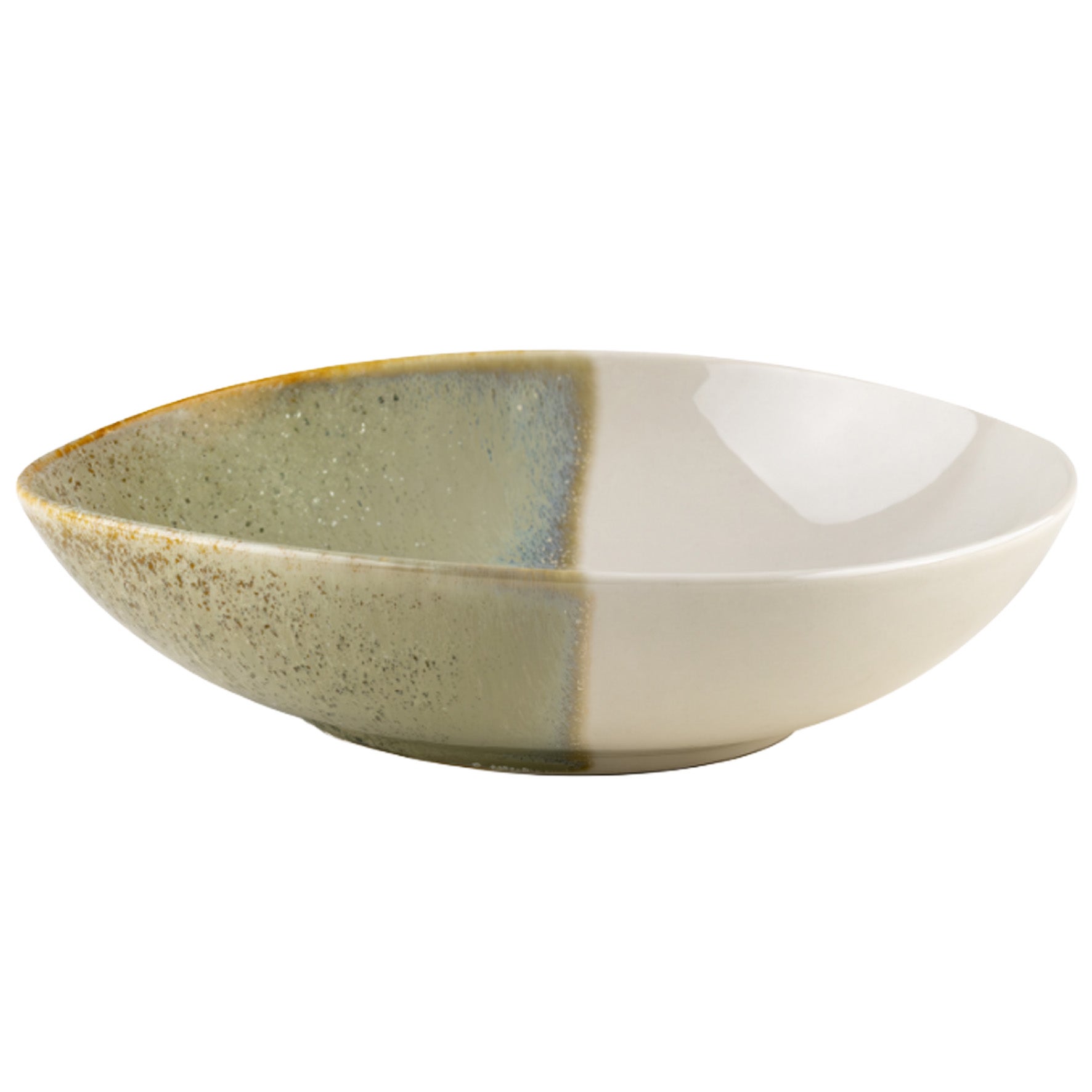 [8567750] Tallrik djup Soho Verde 22 cm grön/beige