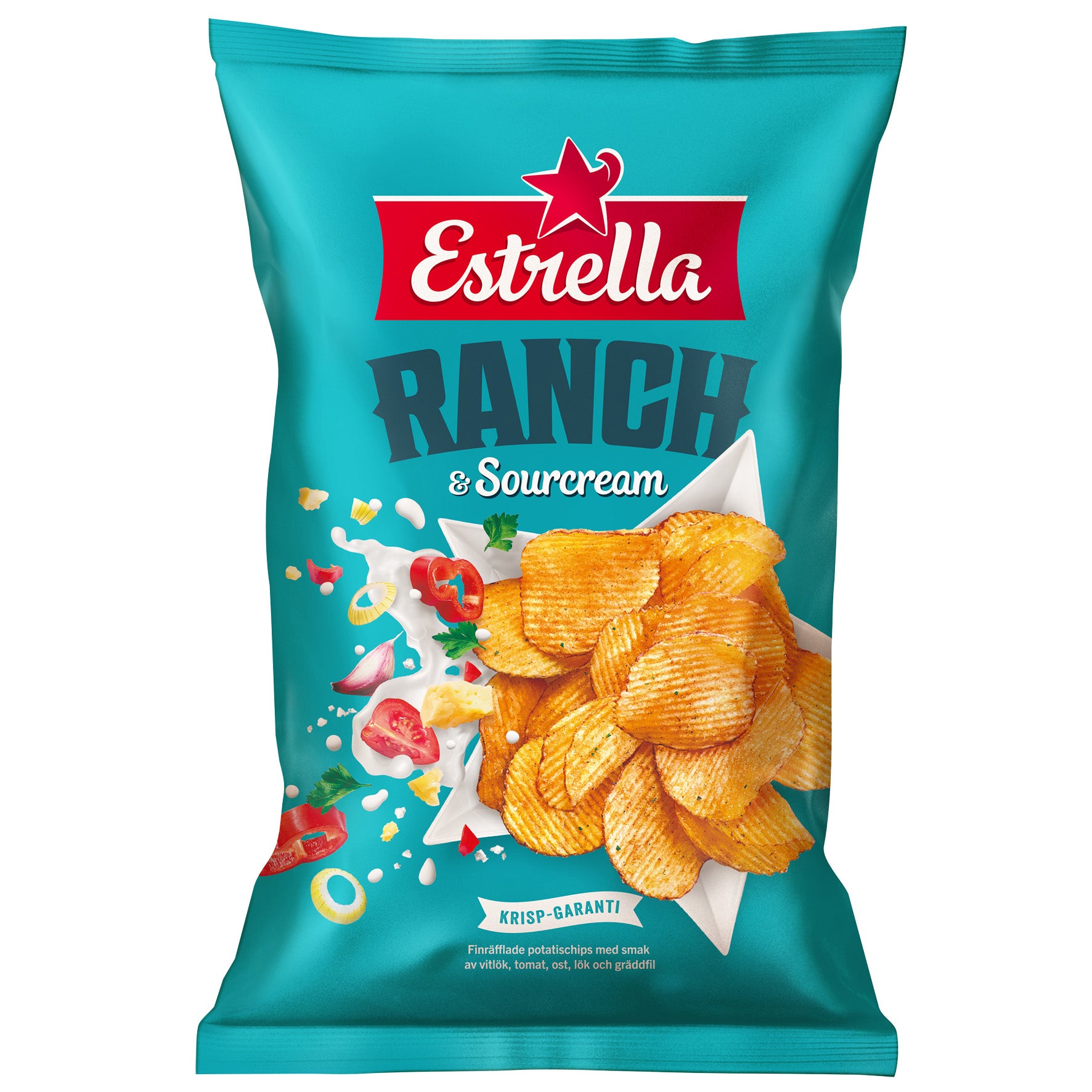 [8568245] Chips Estrella Ranch & Sourcream 18x275 g