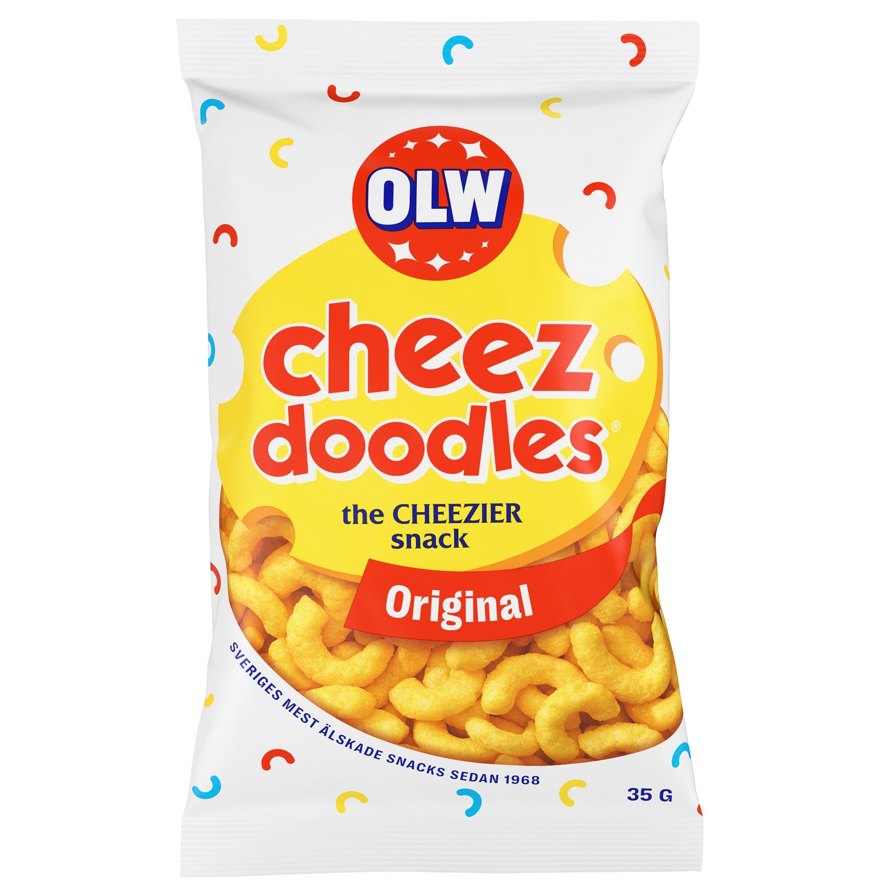 [8568275] Ostbågar OLW Cheez Doodles 20 x 35 g