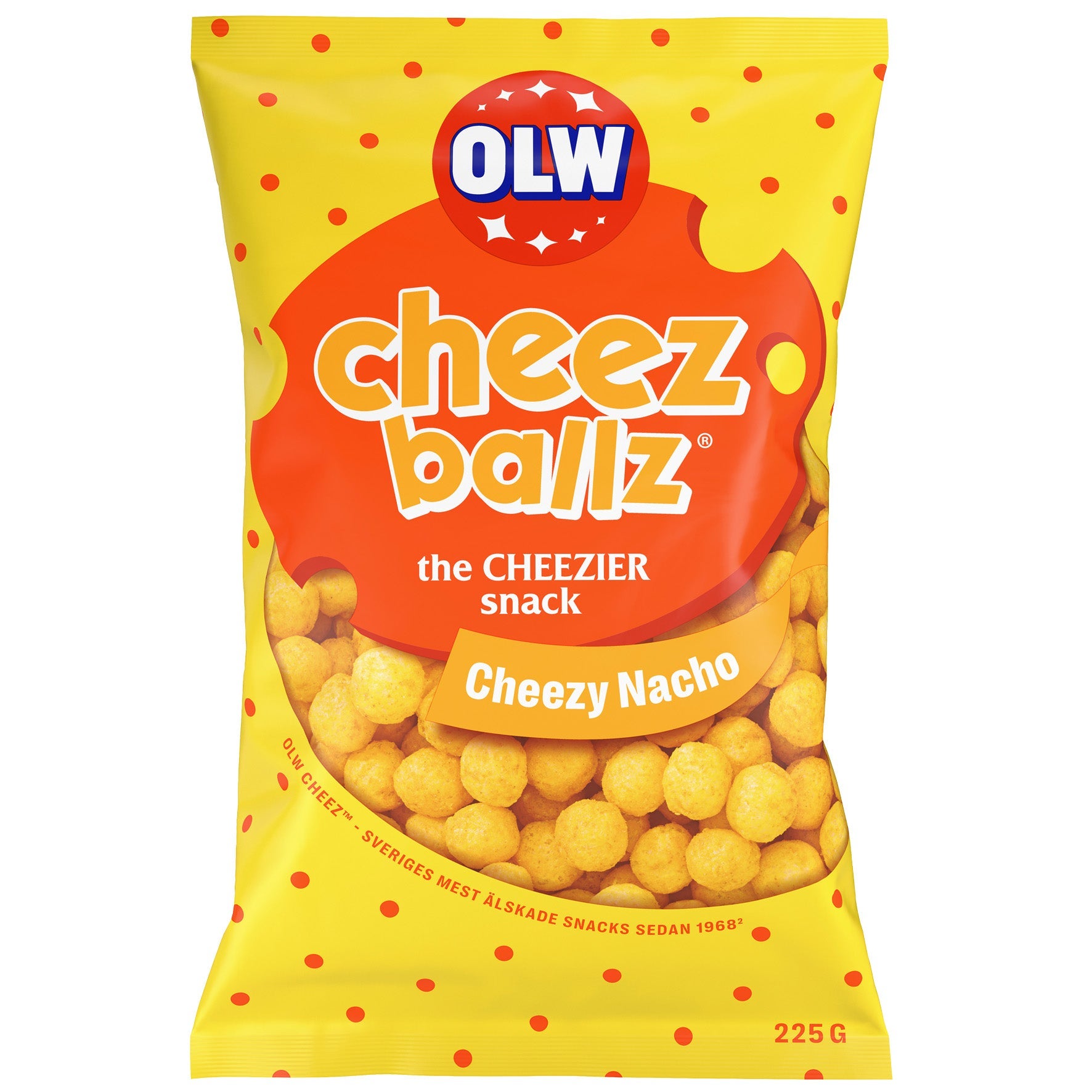 [8568289] Snacks OLW Cheez Ballz Cheezy Nacho 15x225 g
