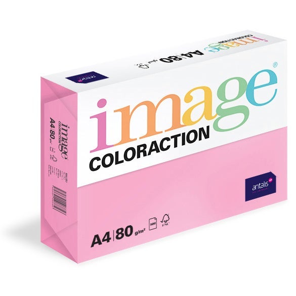 [1619310] Kopieringspapper Image A4 80g neonrosa 500 st/fp