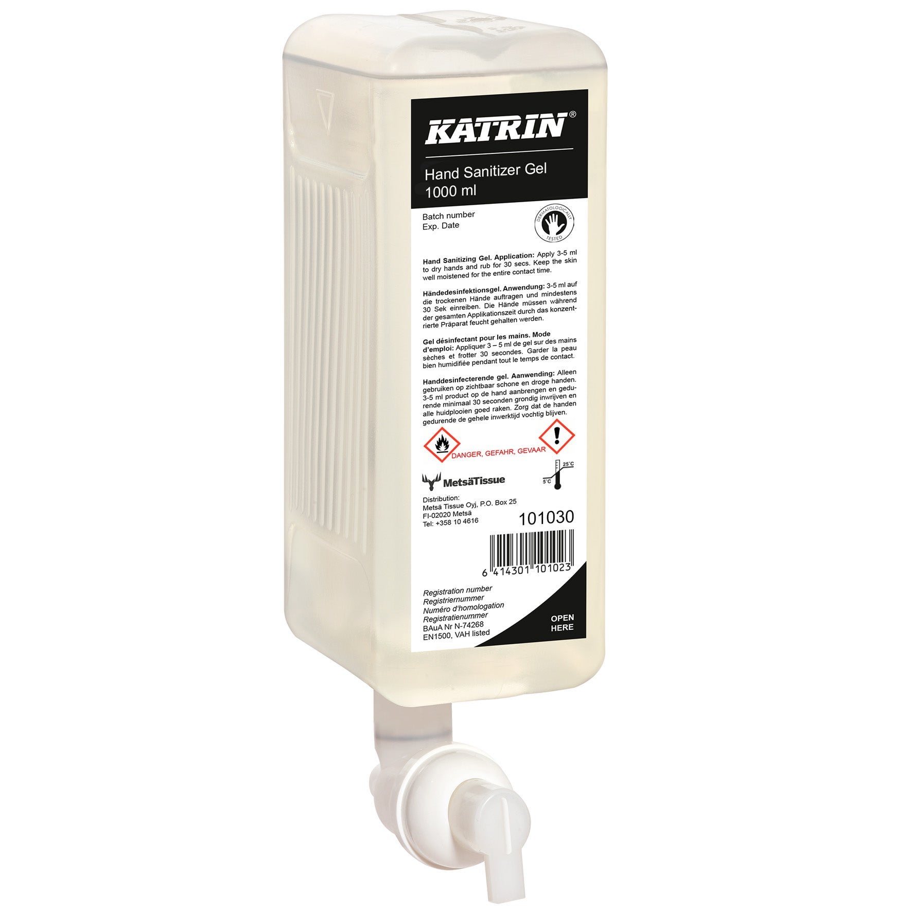 [8567795] Handdesinfektion gel 84,3% 1 liter