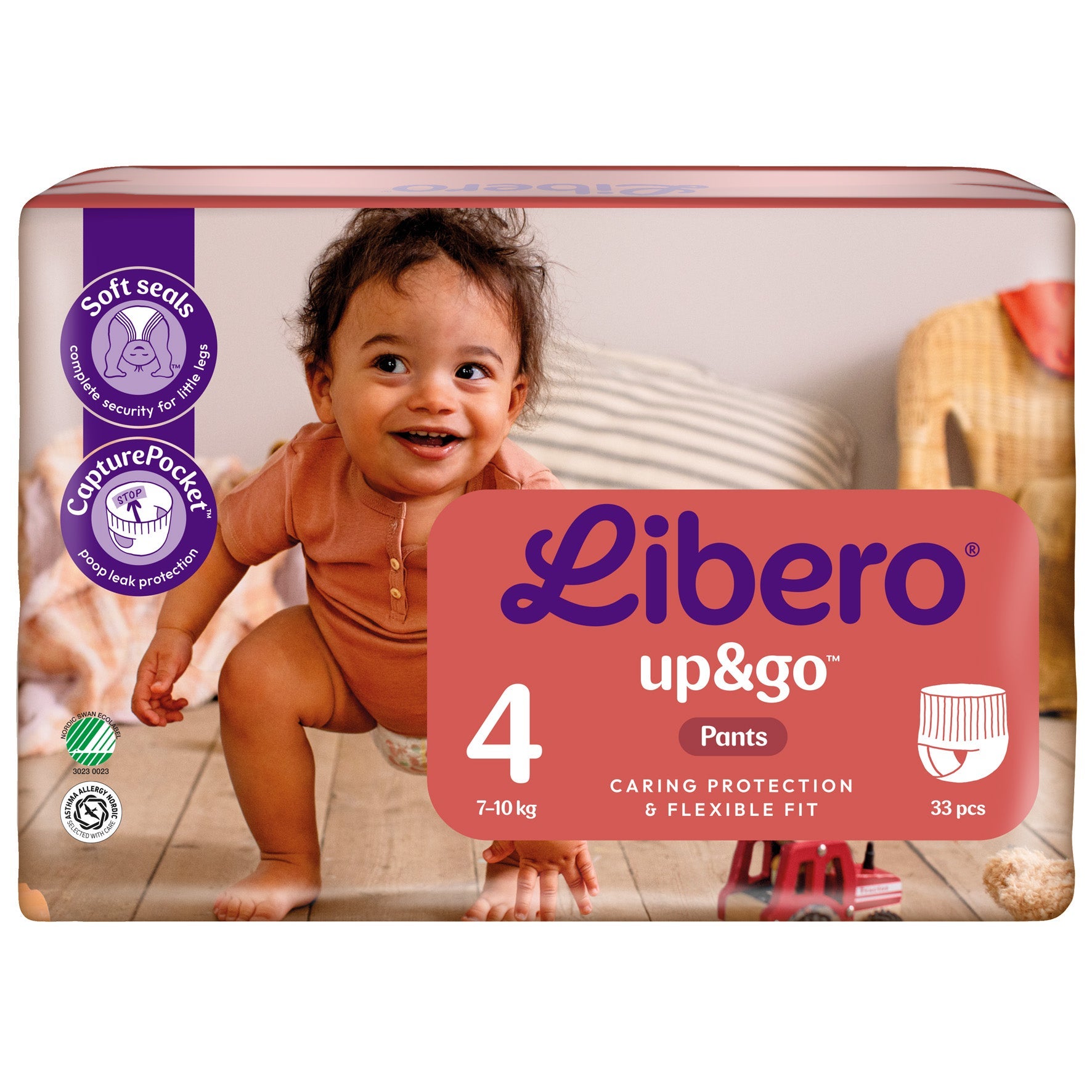 [8568461] Blöjor Libero Up&Go 4, 7–10 kg 33-pack