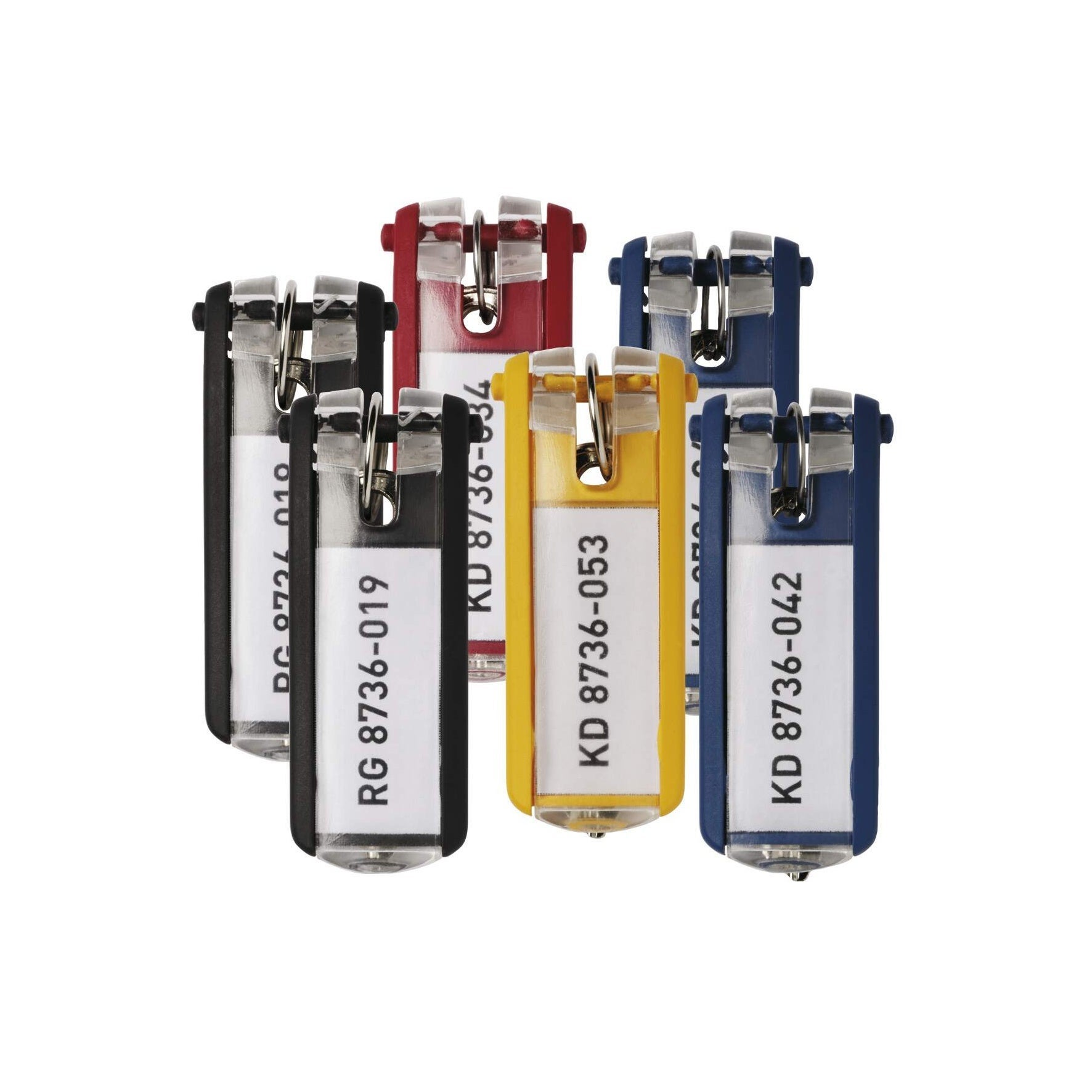 [8567889] Nyckelbricka Key Clip 24-pack Mixade färger