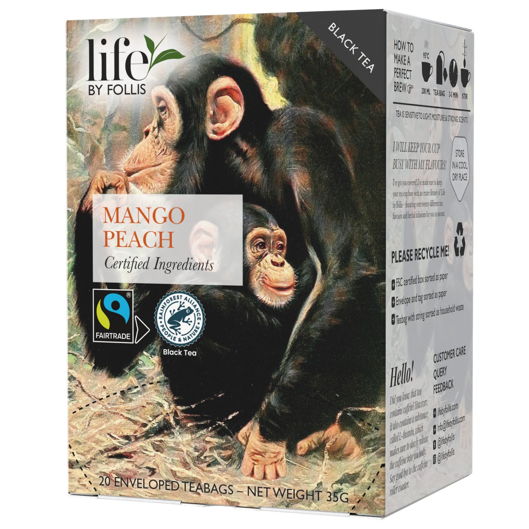 [8568393] Te Mango Peach Life by Follis 20-pack