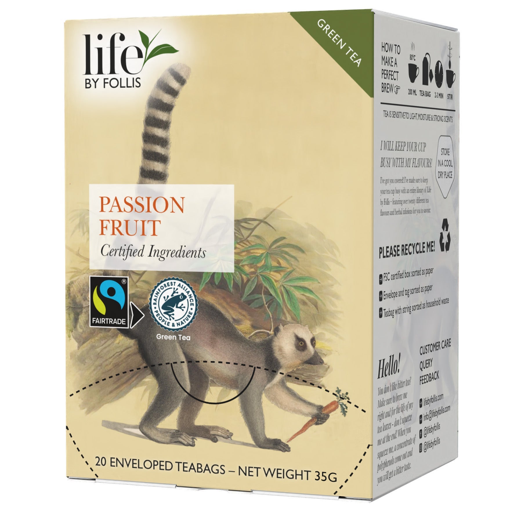 [8568396] Te Passion Fruit Life by Follis 20-pack