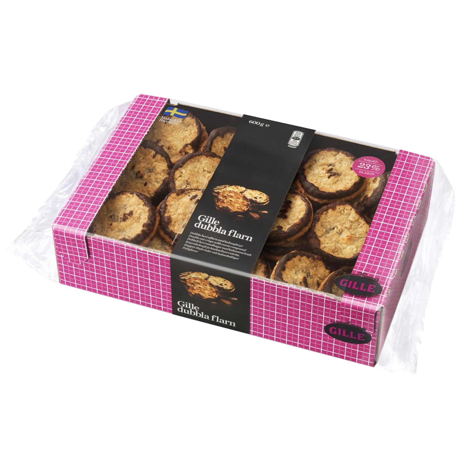 [8568438] Kakor Chokladflarn dubbla Gille 600 g