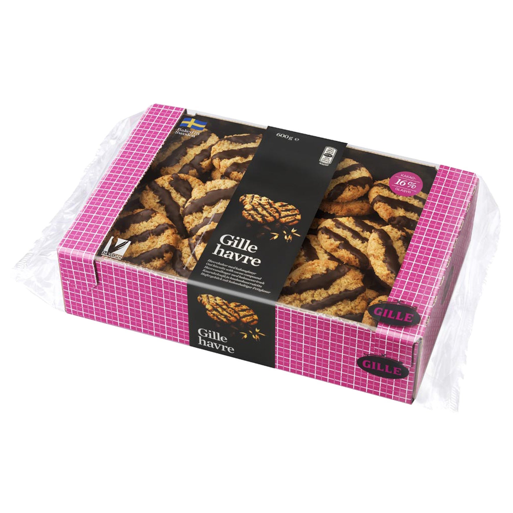 [8568441] Havrekakor choklad Gille 600 g