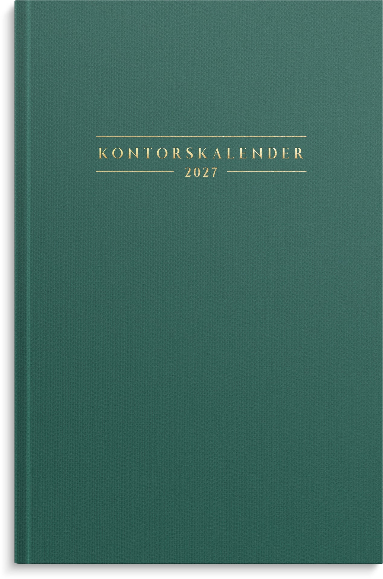 [61107527] Kontorskalender 2027 grön Burde