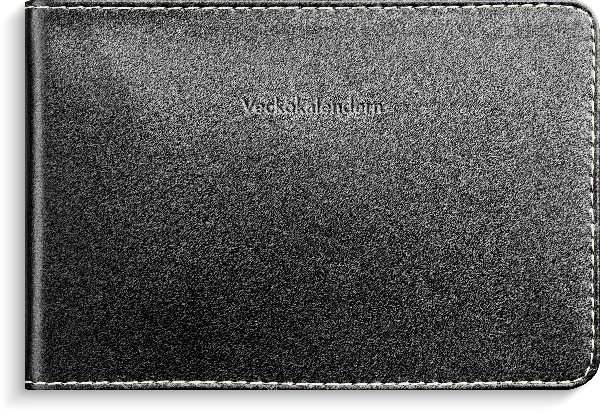 [61141427] Veckokalendern 2027 svart konstläder Burde