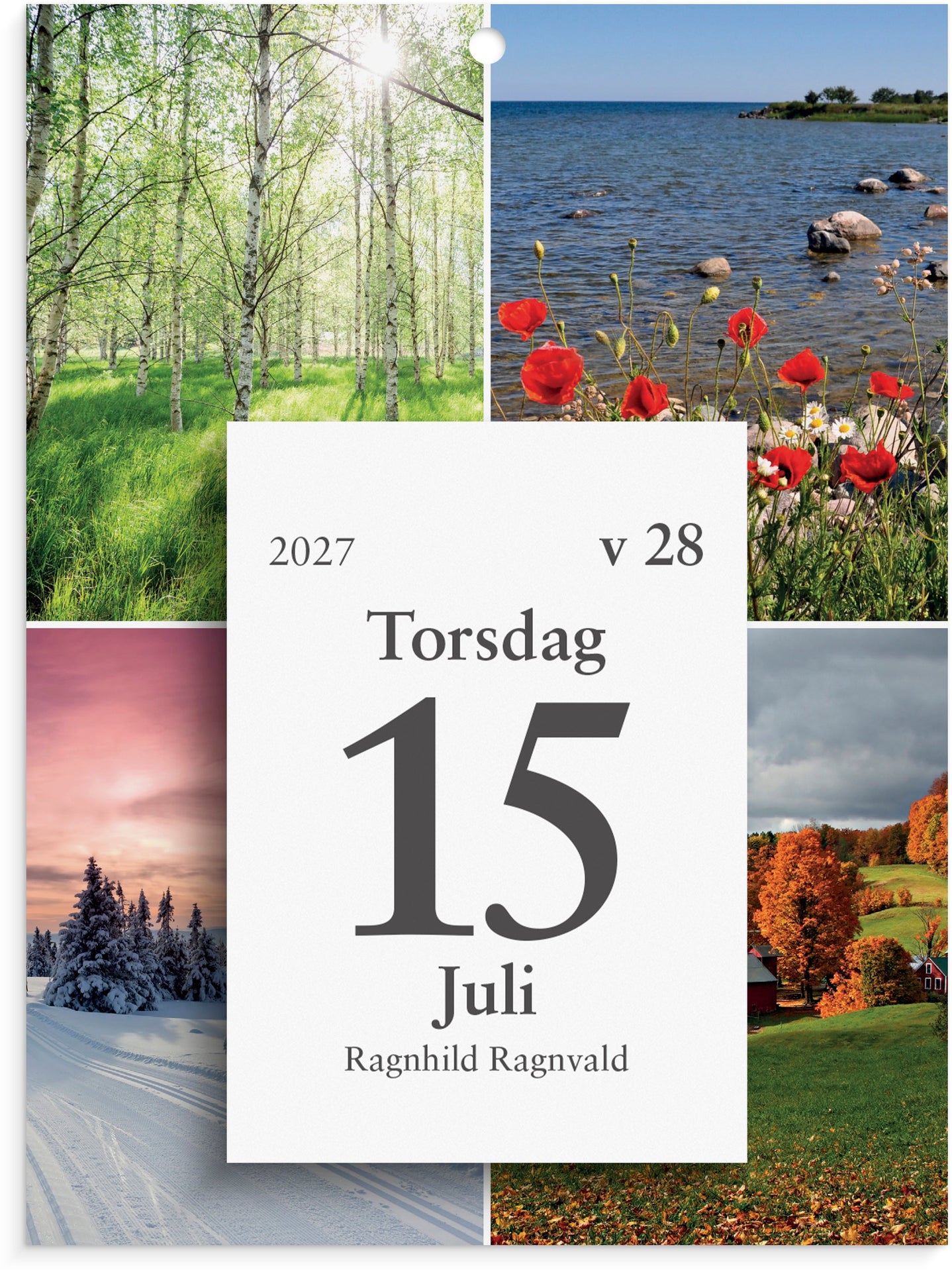 [61130127] Väggplån med dagblock 2027 Årstiderna Burde