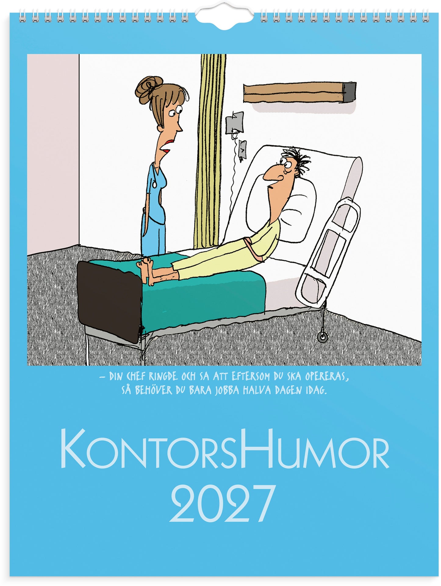 [61170727] Väggkalender 2027 Kontorshumor Burde
