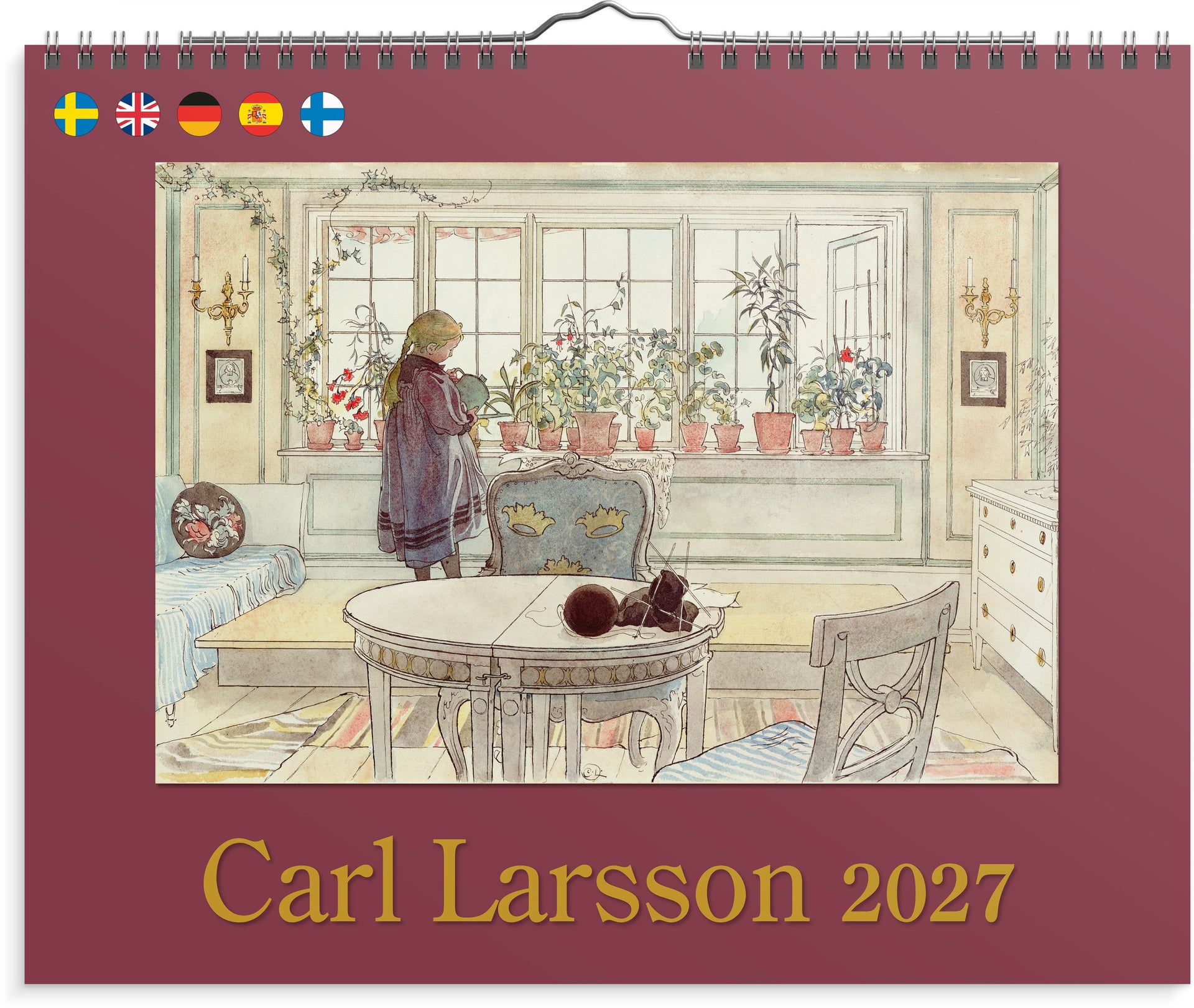 [61174127] Väggkalender 2027 Carl Larsson Burde