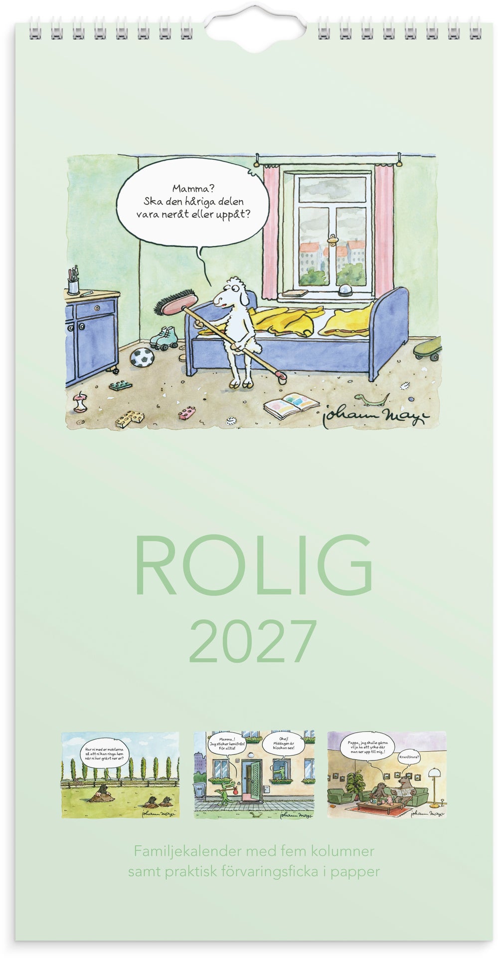 [61175827] Familjekalender Rolig 2027 Burde