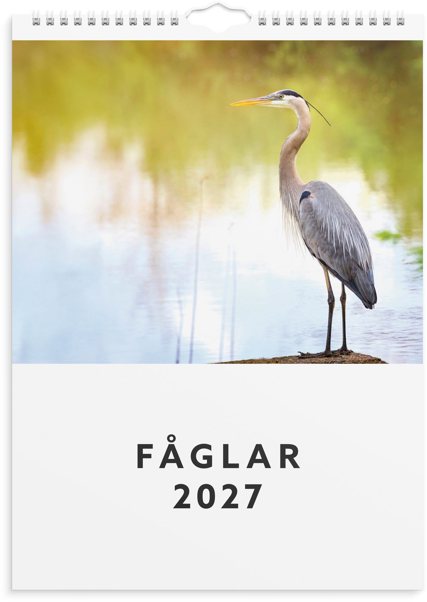[61178627] Väggkalender 2027 Fåglar Burde