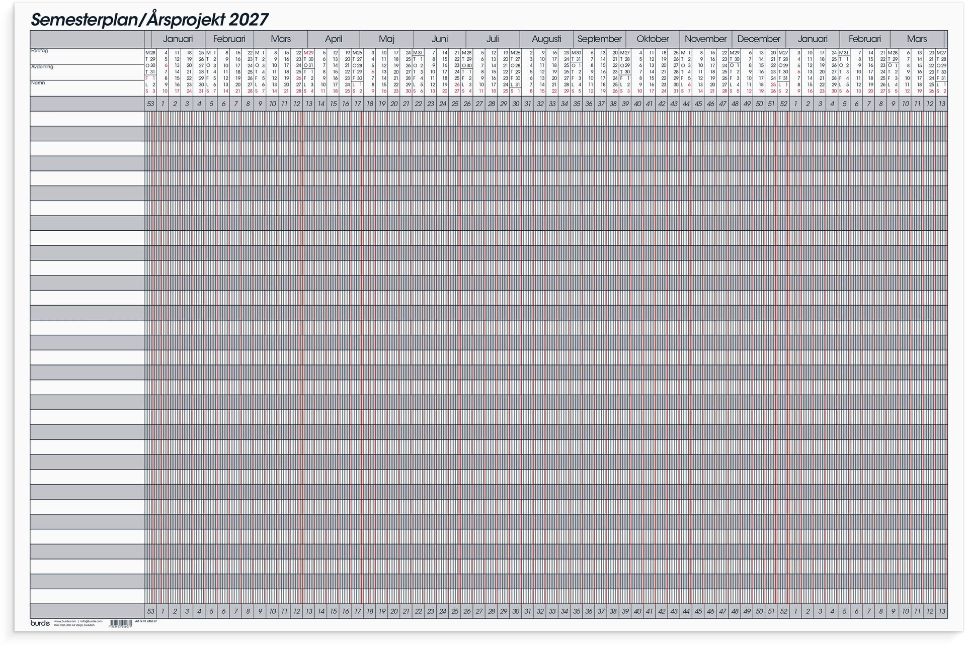 [61246027] Semesterplan/Årsprojekt 2027 whiteboard Burde