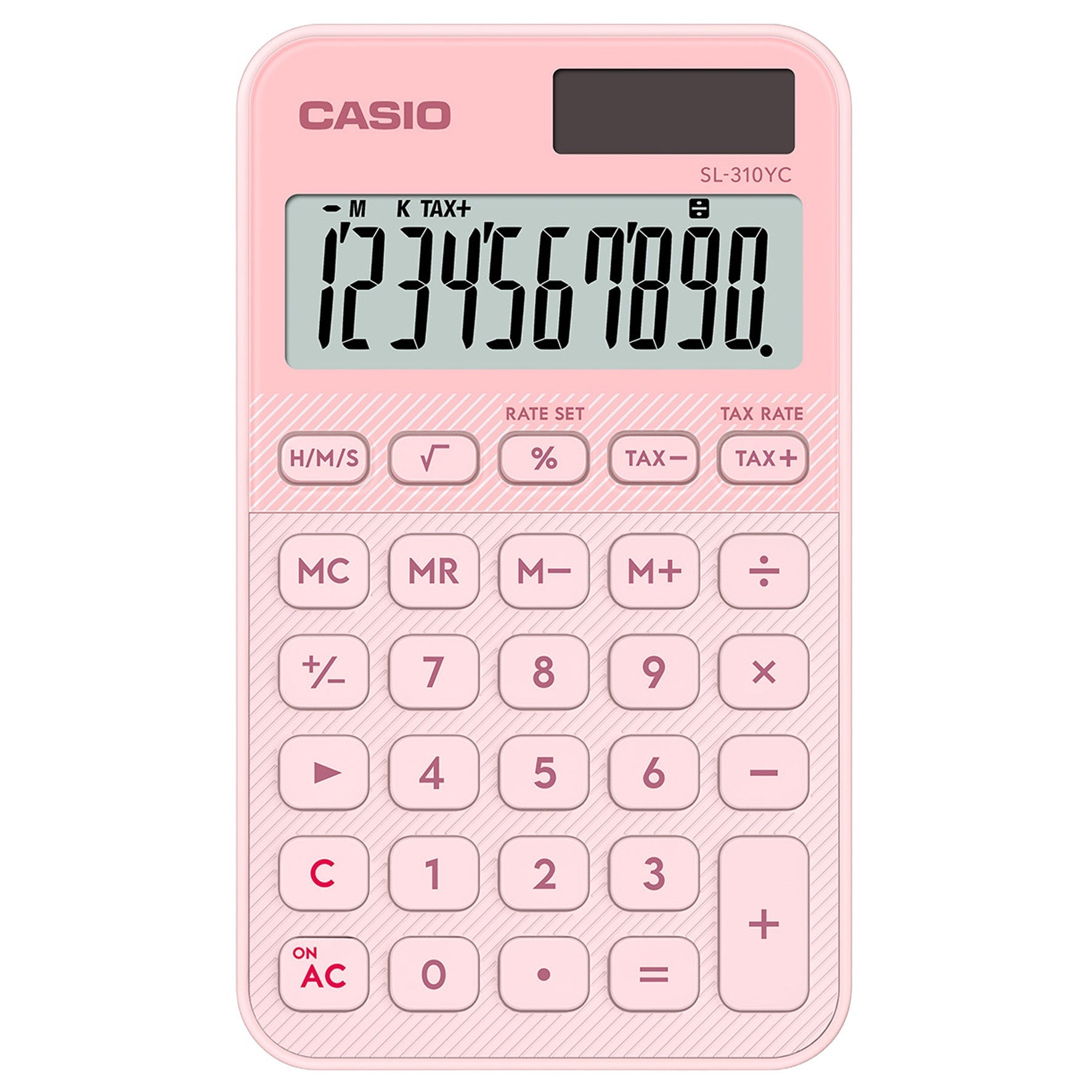 [8567865] Miniräknare Casio SL-310YC rosa
