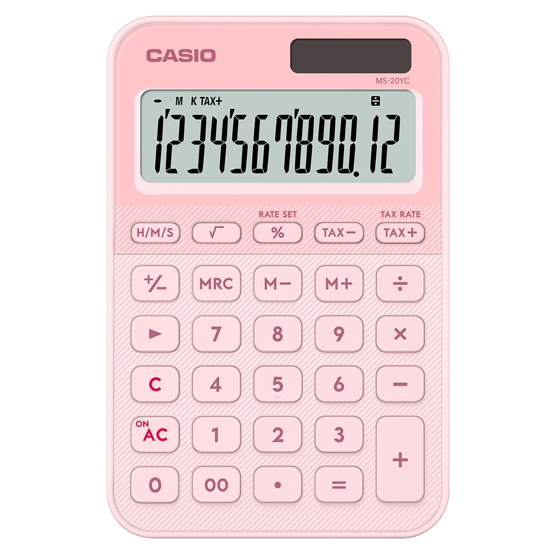 [8567861] Bordsräknare Casio MS-20YC rosa