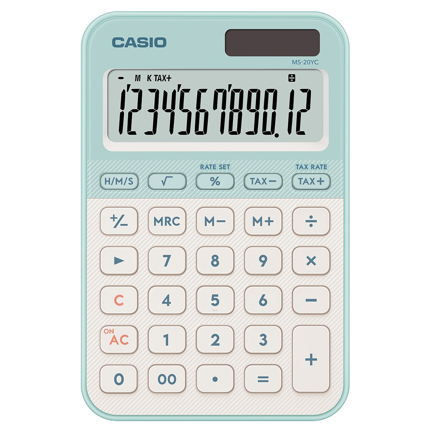 [8567862] Bordsräknare Casio MS-20YC grön