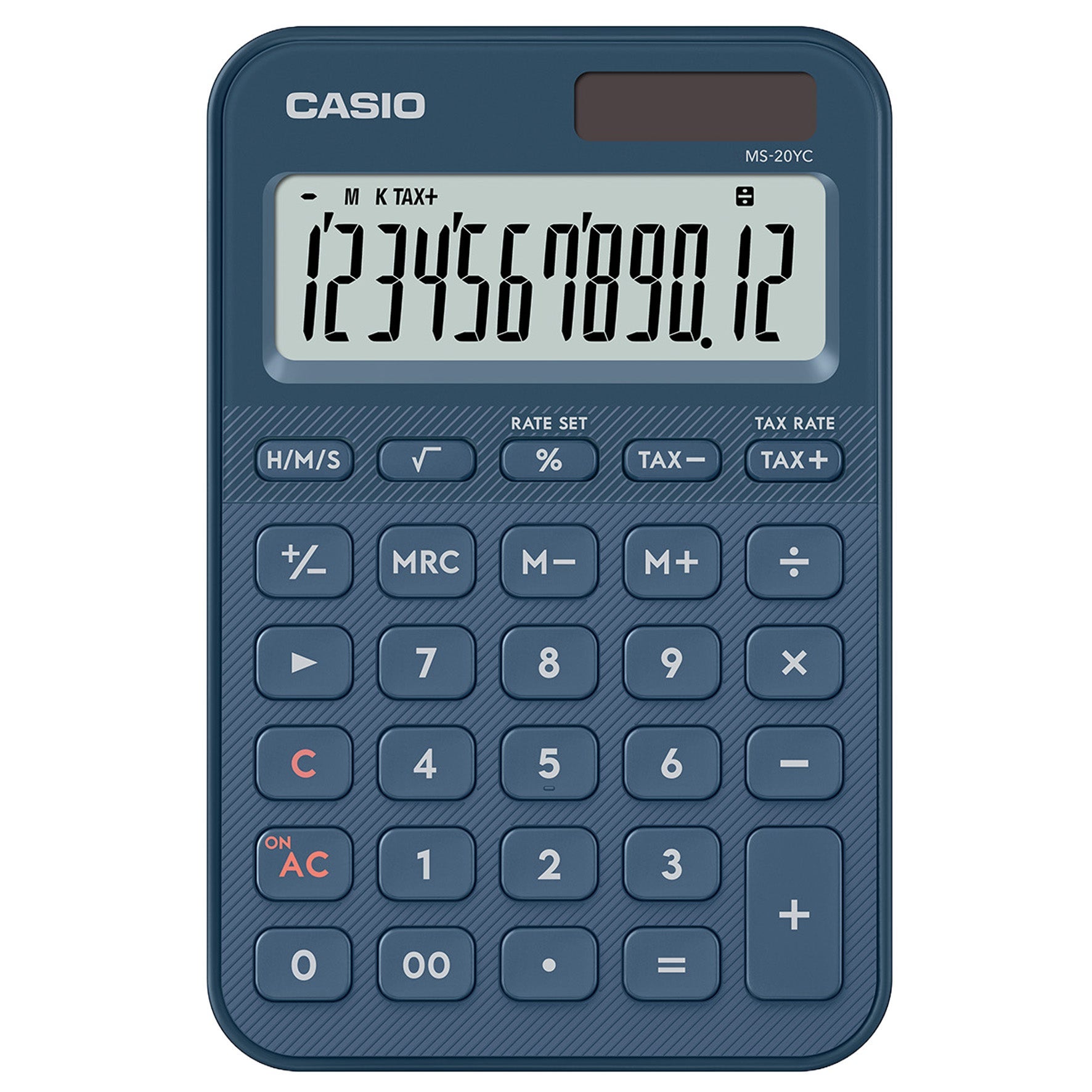 [8567863] Bordsräknare Casio MS-20YC blå